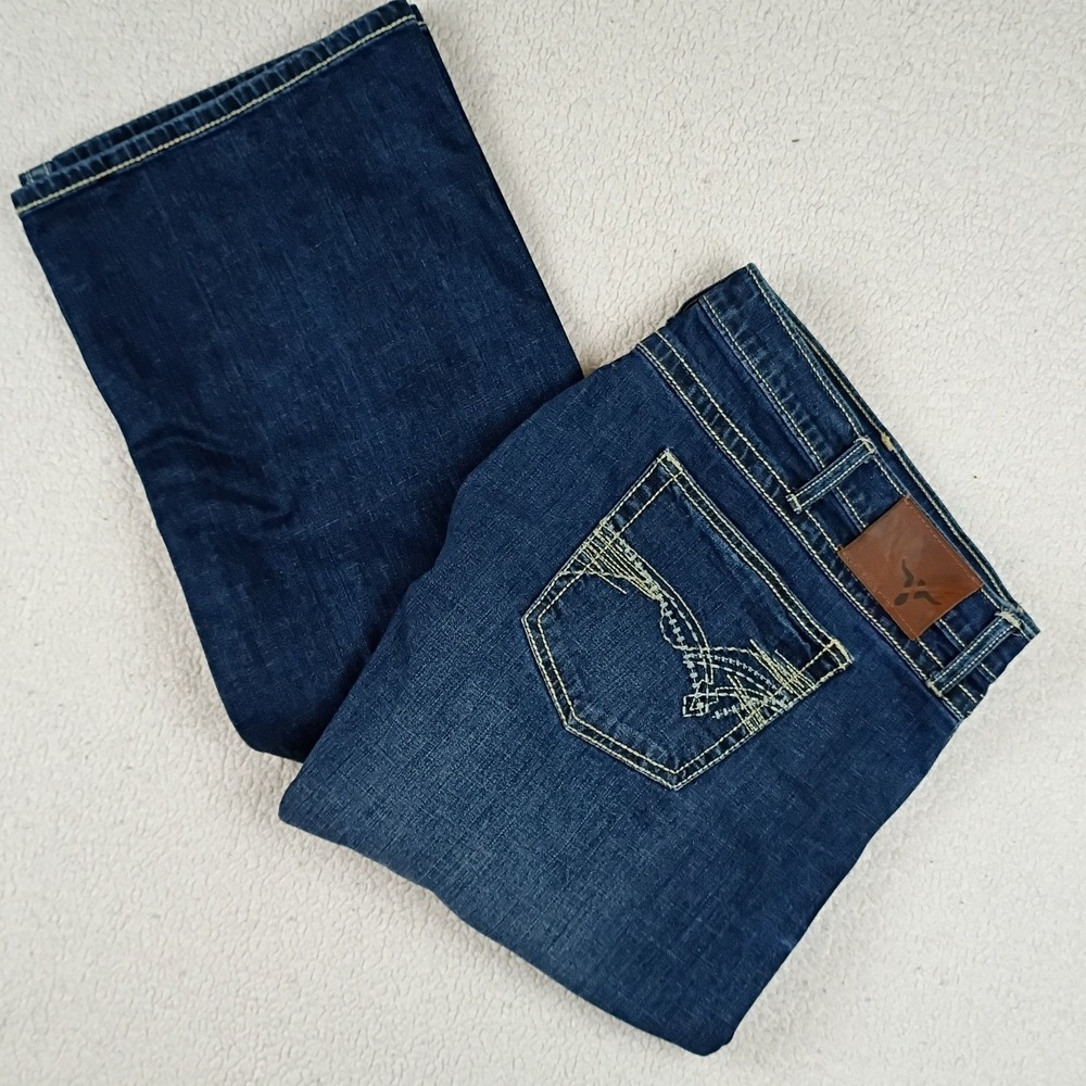 Wrangler 20X No. 42 Vintage Bootcut Jeans Mens 46x34 Blue Denim Western Cowboy
